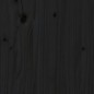 vidaXL Cabecero de cama madera maciza de pino negro 146x4x100 cm vidaXL Cabecero de cama madera maciza de pino negro 146x4x100 cm