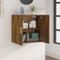vidaXL Armario de pared madera contrachapada roble ahumado 60x30x60 cm vidaXL Armario de pared madera contrachapada roble ahumado 60x30x60 cm