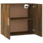 vidaXL Armario de pared madera contrachapada roble ahumado 60x30x60 cm vidaXL Armario de pared madera contrachapada roble ahumado 60x30x60 cm