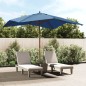 vidaXL Sombrilla de jardín poste de madera azul azure 300x300x273 cm vidaXL Sombrilla de jardín poste de madera azul azure 300x300x273 cm