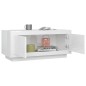 vidaXL Mesa de centro madera contrachapada blanco brillo 102x50x45 cm vidaXL Mesa de centro madera contrachapada blanco brillo 102x50x45 cm