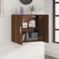 vidaXL Armario de pared madera contrachapada marrón roble 60x30x60 cm vidaXL Armario de pared madera contrachapada marrón roble 60x30x60 cm
