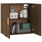 vidaXL Armario de pared madera contrachapada marrón roble 60x30x60 cm vidaXL Armario de pared madera contrachapada marrón roble 60x30x60 cm