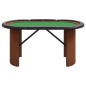 vidaXL Mesa de póquer para 10 jugadores verde 160x80x75 cm vidaXL Mesa de póquer para 10 jugadores verde 160x80x75 cm