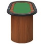 vidaXL Mesa de póquer para 10 jugadores verde 160x80x75 cm vidaXL Mesa de póquer para 10 jugadores verde 160x80x75 cm