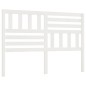 vidaXL Cabecero de cama madera maciza de pino blanco 156x4x100 cm