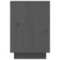 vidaXL Mesita de noche madera maciza de pino gris 50x34x50 cm vidaXL Mesita de noche madera maciza de pino gris 50x34x50 cm