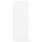 vidaXL Armario de pared blanco brillante 69,5x34x90 cm vidaXL Armario de pared blanco brillante 69,5x34x90 cm