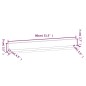 vidaXL Estantes de pared 2 uds madera maciza de pino gris 80x11x9 cm vidaXL Estantes de pared 2 uds madera maciza de pino gris 80x11x9 cm