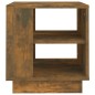 vidaXL Mesa de centro madera contrachapada roble ahumado 40x40x43 cm