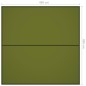 vidaXL Lona de exterior verde 4x4 m vidaXL Lona de exterior verde 4x4 m