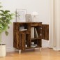 vidaXL Aparador madera contrachapada color roble ahumado 60x35x70 cm vidaXL Aparador madera contrachapada color roble ahumado 60x35x70 cm