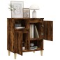 vidaXL Aparador madera contrachapada color roble ahumado 60x35x70 cm vidaXL Aparador madera contrachapada color roble ahumado 60x35x70 cm