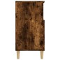 vidaXL Aparador madera contrachapada color roble ahumado 60x35x70 cm vidaXL Aparador madera contrachapada color roble ahumado 60x35x70 cm