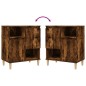 vidaXL Aparador madera contrachapada color roble ahumado 60x35x70 cm vidaXL Aparador madera contrachapada color roble ahumado 60x35x70 cm