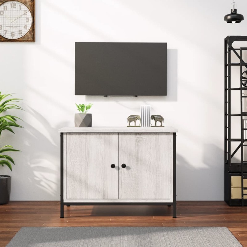 vidaXL Mueble de TV madera contrachapada gris Sonoma 60x35x45 cm vidaXL Mueble de TV madera contrachapada gris Sonoma 60x35x45 cm