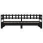 vidaXL Sofá cama extraíble madera maciza de pino negro 2x(90x200) cm vidaXL Sofá cama extraíble madera maciza de pino negro 2x(90x200) cm