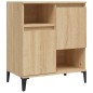vidaXL Aparador de madera contrachapada roble Sonoma 60x35x70 cm vidaXL Aparador de madera contrachapada roble Sonoma 60x35x70 cm