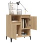 vidaXL Aparador de madera contrachapada roble Sonoma 60x35x70 cm vidaXL Aparador de madera contrachapada roble Sonoma 60x35x70 cm