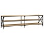 vidaXL Mueble para TV madera contrachapada roble Sonoma 180x40x50 cm vidaXL Mueble para TV madera contrachapada roble Sonoma 180x40x50 cm