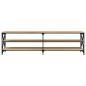 vidaXL Mueble para TV madera contrachapada roble Sonoma 180x40x50 cm vidaXL Mueble para TV madera contrachapada roble Sonoma 180x40x50 cm