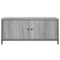 vidaXL Mueble TV con puertas contrachapada gris Sonoma 102x35x45 cm vidaXL Mueble TV con puertas contrachapada gris Sonoma 102x35x45 cm