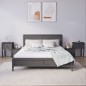 vidaXL Mesitas de noche 2 uds madera de pino gris 79,5x38x65,5 cm vidaXL Mesitas de noche 2 uds madera de pino gris 79,5x38x65,5 cm
