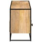 vidaXL Mueble para TV de madera maciza de mango rugosa 110x30x45 cm vidaXL Mueble para TV de madera maciza de mango rugosa 110x30x45 cm