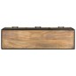vidaXL Mueble para TV de madera maciza de mango rugosa 110x30x45 cm vidaXL Mueble para TV de madera maciza de mango rugosa 110x30x45 cm