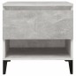vidaXL Mesa auxiliar de madera contrachapada gris hormigón 50x46x50 cm vidaXL Mesa auxiliar de madera contrachapada gris hormigón 50x46x50 cm