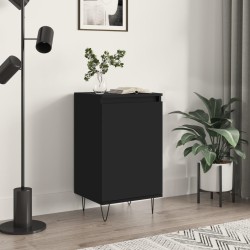 vidaXL Aparador madera de ingeniería negro 40x35x70 cm