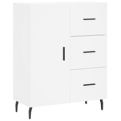 vidaXL Aparador de madera de ingeniería blanco 69,5x34x90 cm