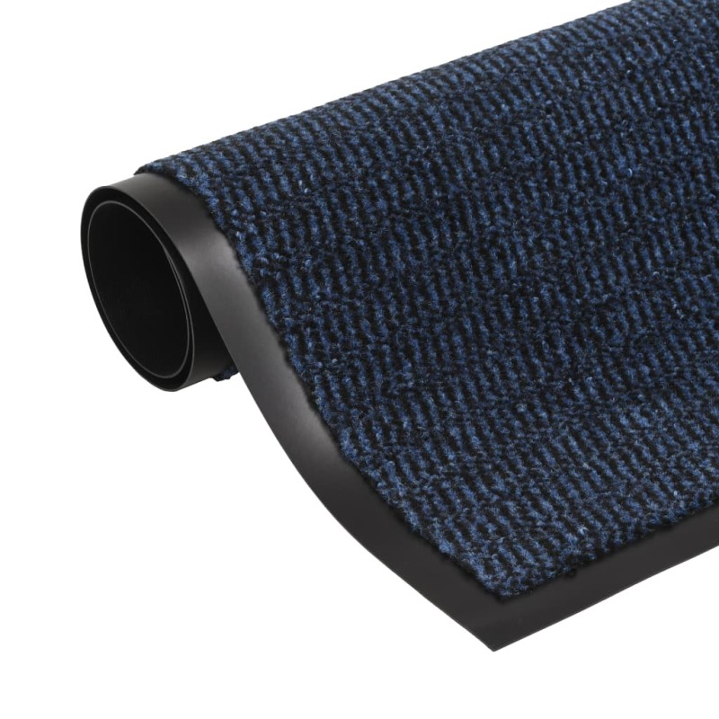 vidaXL Alfombra de entrada rectangular de nudo 80x120 cm azul vidaXL Alfombra de entrada rectangular de nudo 80x120 cm azul