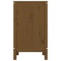 vidaXL Baúl para colada madera maciza pino marrón miel 44x44x76 cm vidaXL Baúl para colada madera maciza pino marrón miel 44x44x76 cm