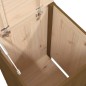 vidaXL Baúl para colada madera maciza pino marrón miel 44x44x76 cm vidaXL Baúl para colada madera maciza pino marrón miel 44x44x76 cm