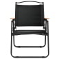 vidaXL Sillas de camping 2 uds tela Oxford negro 54x55x78 cm vidaXL Sillas de camping 2 uds tela Oxford negro 54x55x78 cm