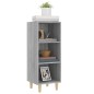 vidaXL Aparador de madera contrachapada gris Sonoma 34,5x32,5x90 cm