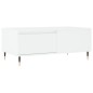 vidaXL Mesa de centro madera contrachapada blanco 90x50x36,5 cm vidaXL Mesa de centro madera contrachapada blanco 90x50x36,5 cm