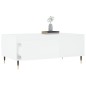 vidaXL Mesa de centro madera contrachapada blanco 90x50x36,5 cm vidaXL Mesa de centro madera contrachapada blanco 90x50x36,5 cm