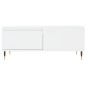 vidaXL Mesa de centro madera contrachapada blanco 90x50x36,5 cm vidaXL Mesa de centro madera contrachapada blanco 90x50x36,5 cm