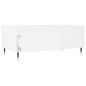 vidaXL Mesa de centro madera contrachapada blanco 90x50x36,5 cm vidaXL Mesa de centro madera contrachapada blanco 90x50x36,5 cm