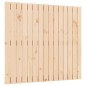 vidaXL Cabecero de cama de pared madera maciza de pino 95,5x3x90 cm vidaXL Cabecero de cama de pared madera maciza de pino 95,5x3x90 cm