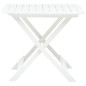 vidaXL Mesa de jardín plegable de plástico blanco 79x72x70 cm vidaXL Mesa de jardín plegable de plástico blanco 79x72x70 cm