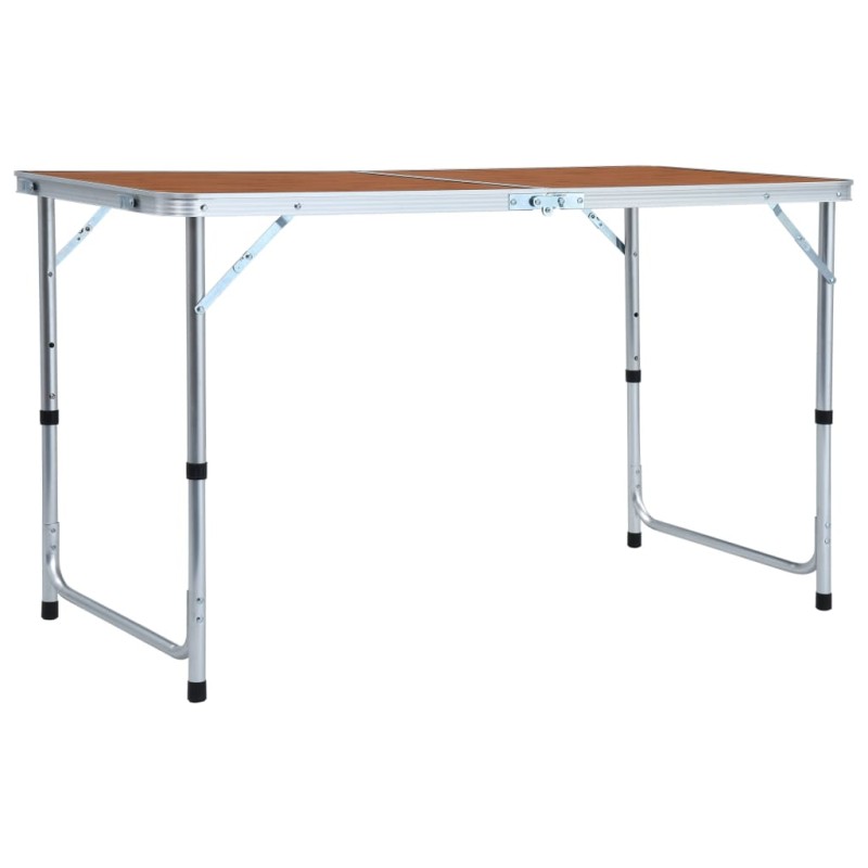 vidaXL Mesa de camping plegable de aluminio 120x60 cm vidaXL Mesa de camping plegable de aluminio 120x60 cm
