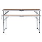 vidaXL Mesa de camping plegable de aluminio 120x60 cm vidaXL Mesa de camping plegable de aluminio 120x60 cm