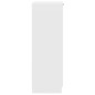 vidaXL Mueble zapatero de madera contrachapada blanco 30x35x100 cm