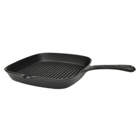 vidaXL Sartén parrilla de hierro fundido 24x23 cm