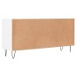 vidaXL Mueble de TV madera de ingeniería blanco 103,5x30x50 cm