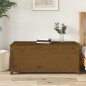 vidaXL Caja almacenaje madera maciza pino marrón miel 110x50x45,5 cm vidaXL Caja almacenaje madera maciza pino marrón miel 110x50x45,5 cm