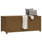 vidaXL Caja almacenaje madera maciza pino marrón miel 110x50x45,5 cm vidaXL Caja almacenaje madera maciza pino marrón miel 110x50x45,5 cm
